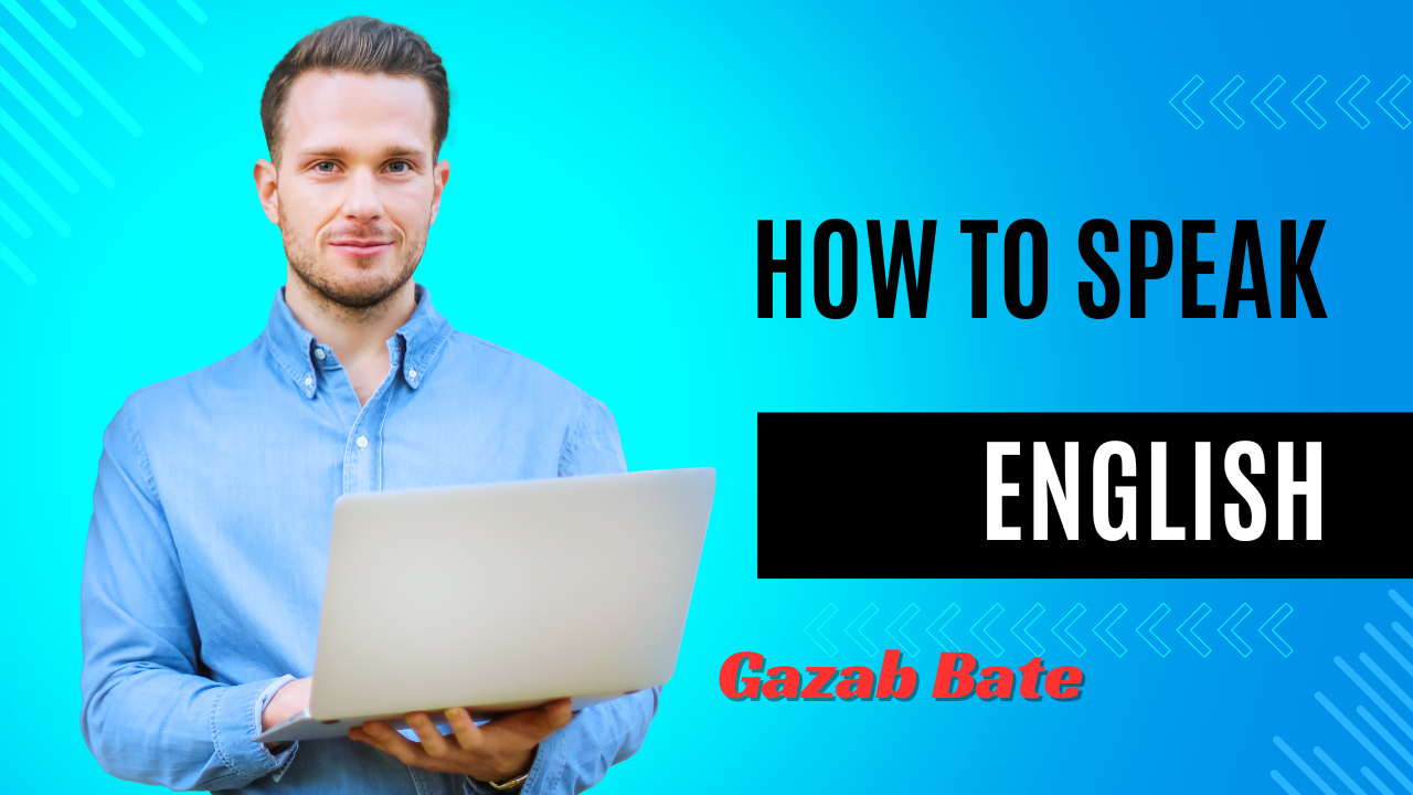how to speak english